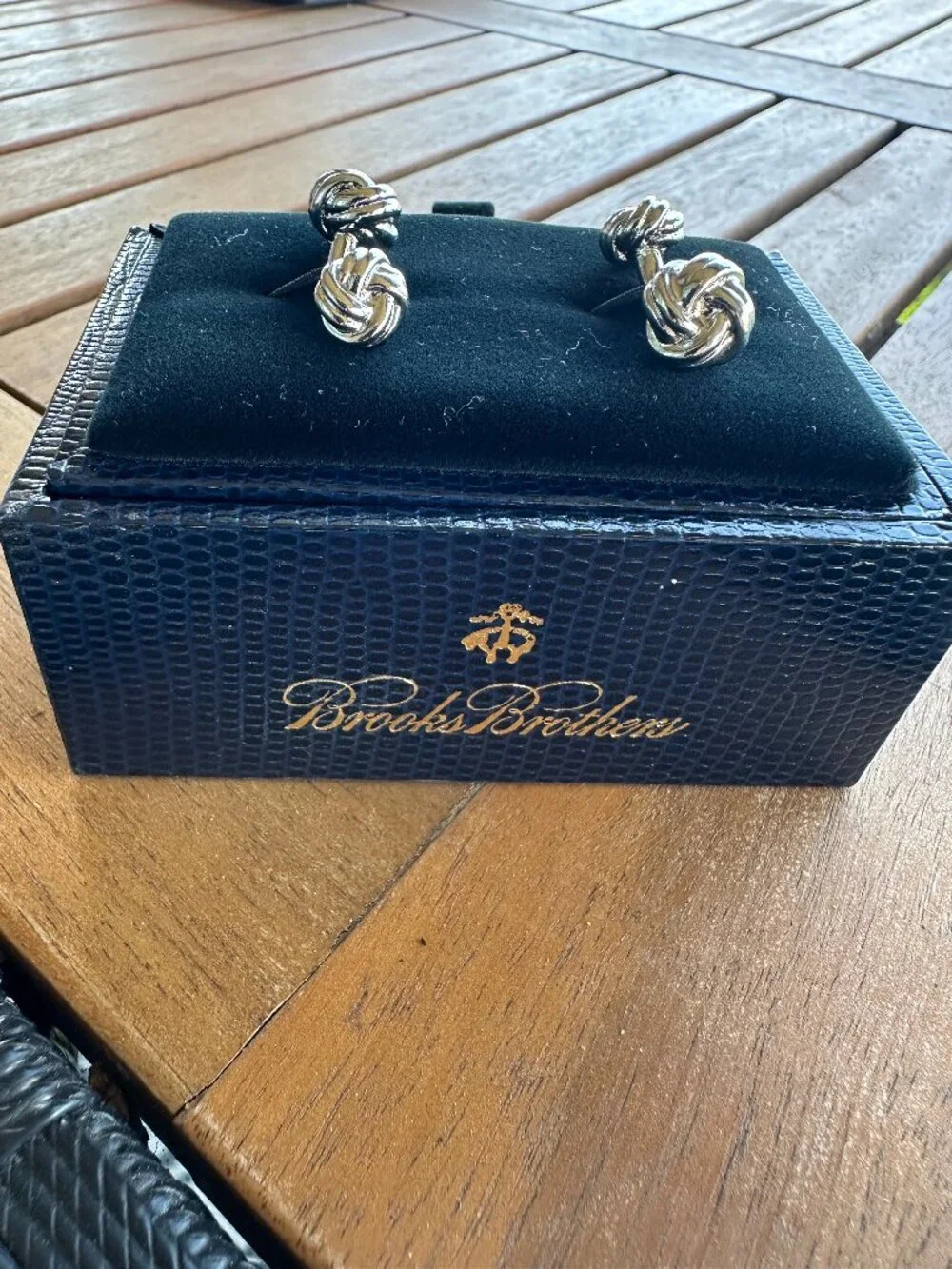 Brooks Brothers Cuff Links French Knot